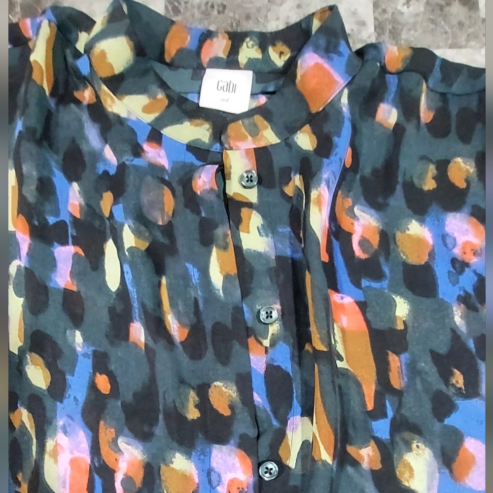 Sheer Pattern Blouse - image 2